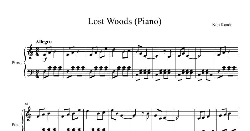Zelda: Ocarina of Time: Lost Woods