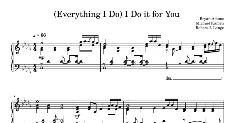 (Everything I do) I Do it For You - Bryan Adams