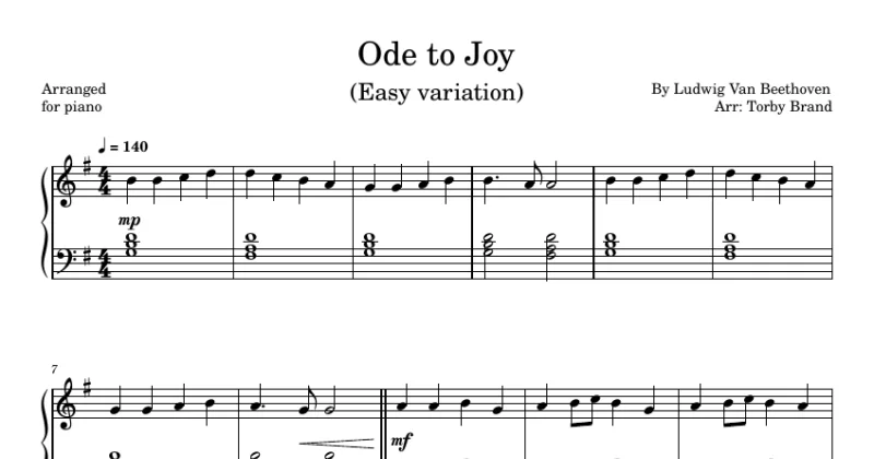 Ode to Joy