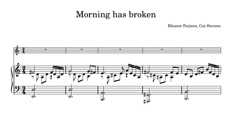 Morning has broken - Cat Stevens