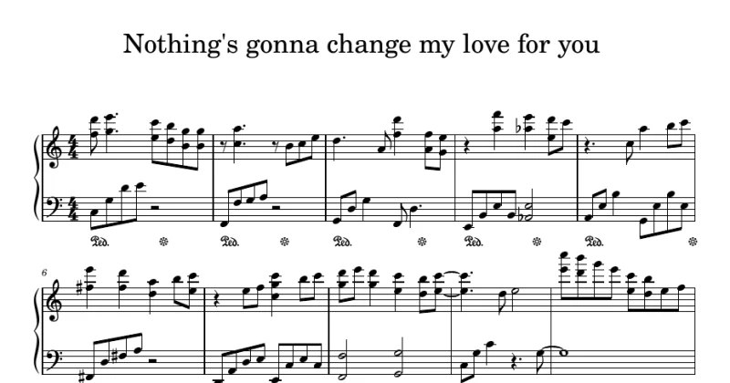 Nothing's Gonna Change My Love For You