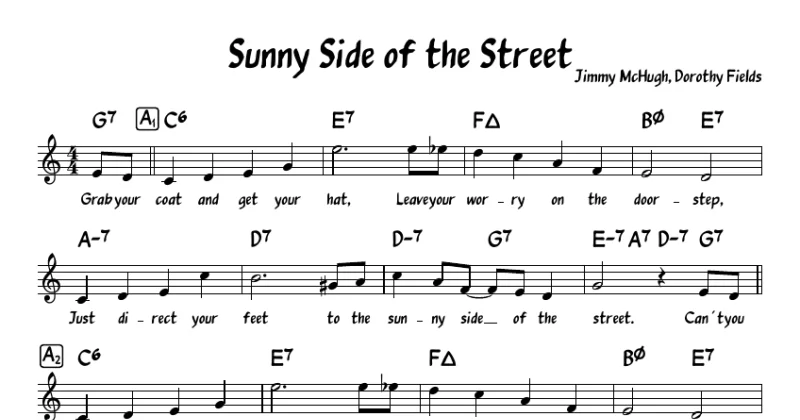 On The Sunny Side Of The Street