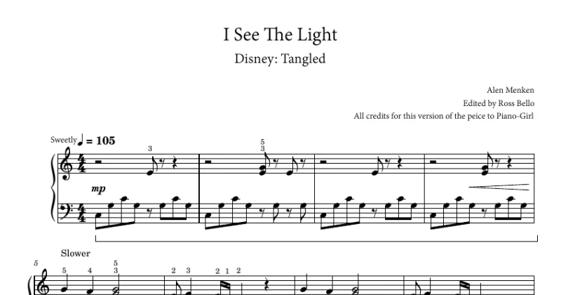 I see the light - Disney's Tangled - Raiponce
