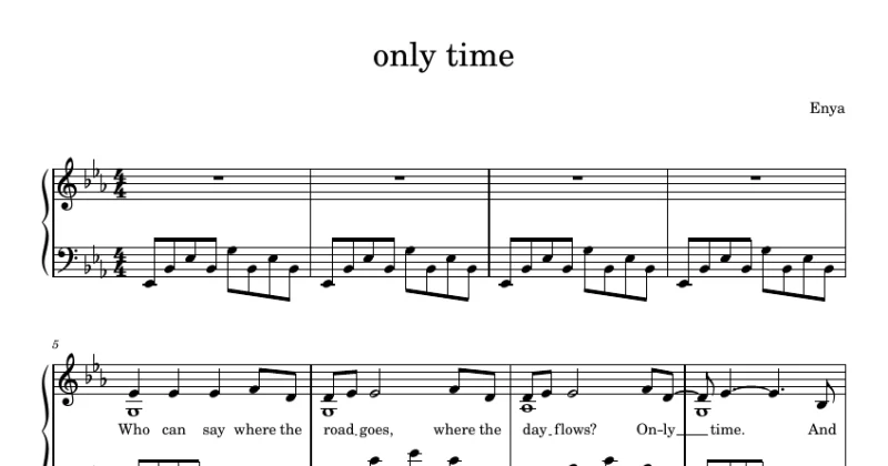 Only time - Enya