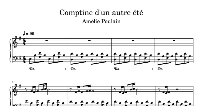 Comptine d'un autre été - Amélie Poulain