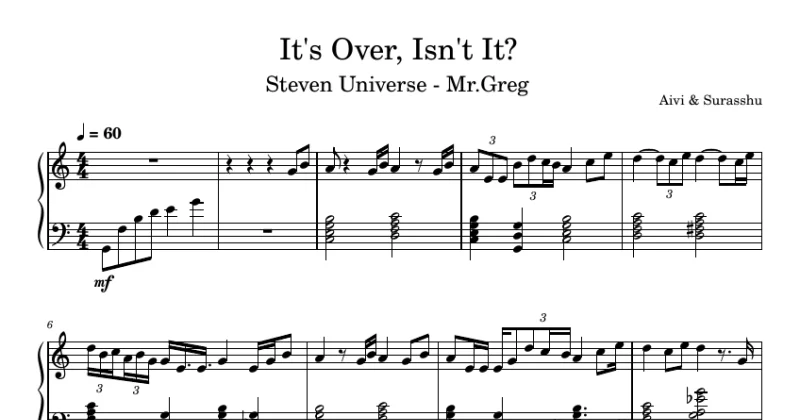 It's Over, Isn't It? (Steven Universe)