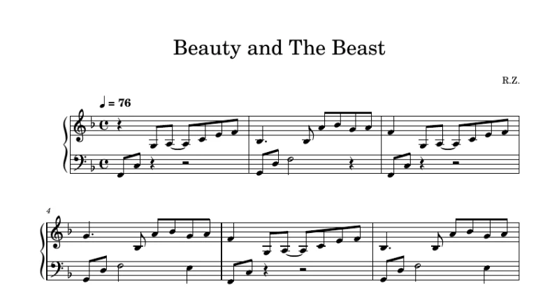 Beauty And The Beast - Alan Menken
