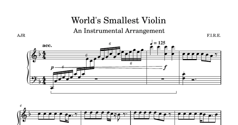 AJR - World's Smallest Violin