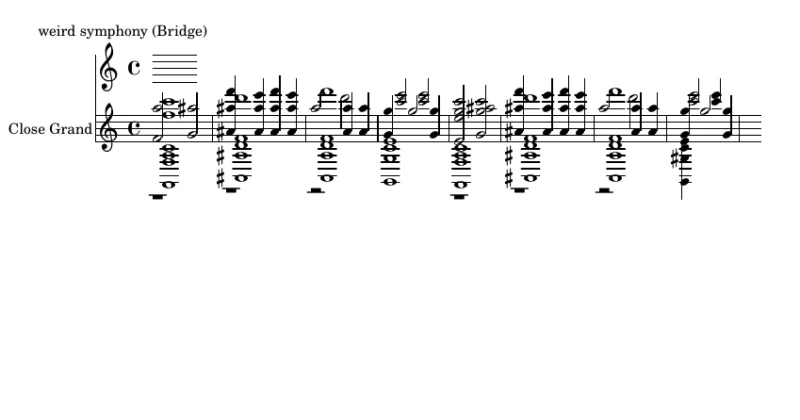 Weird Symphony (Bridge)