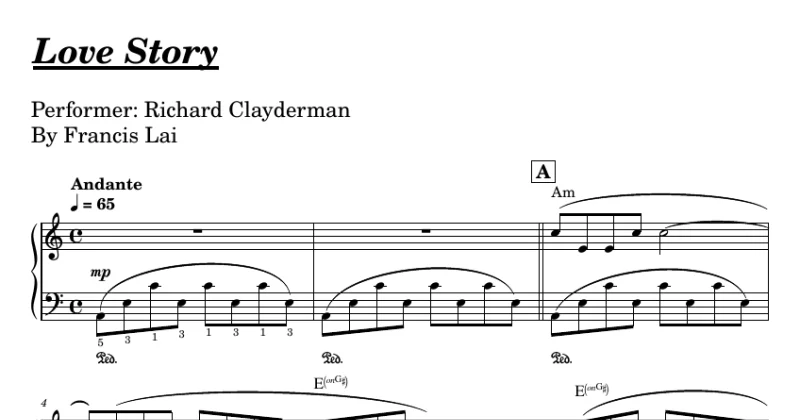 Love Story - Richard Clayderman