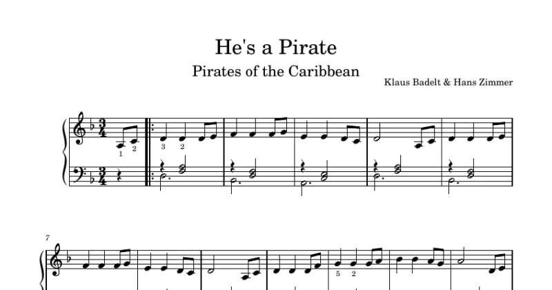 He's A Pirate – Hans Zimmer