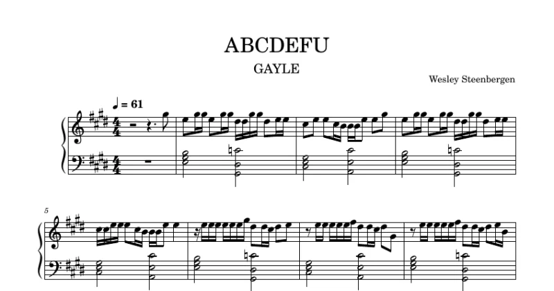 ABCDEFU - GAYLE