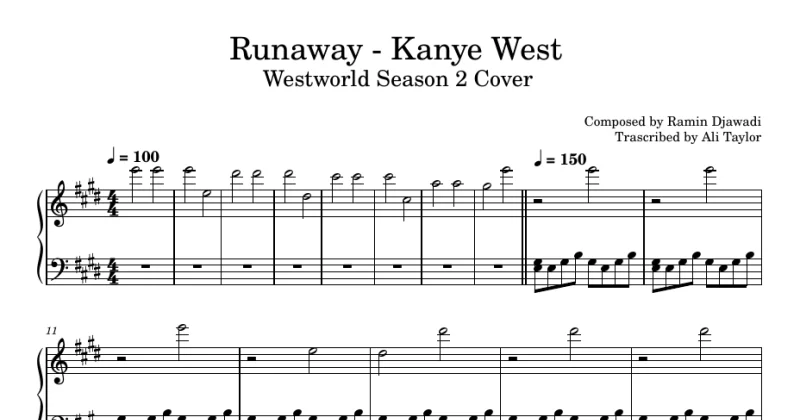 Runaway - Kanye West (Westworld) - Ramin Djawadi