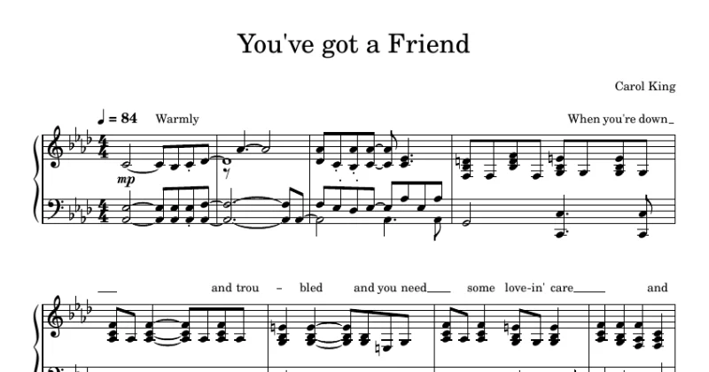 Carol King - You've Got A Friend