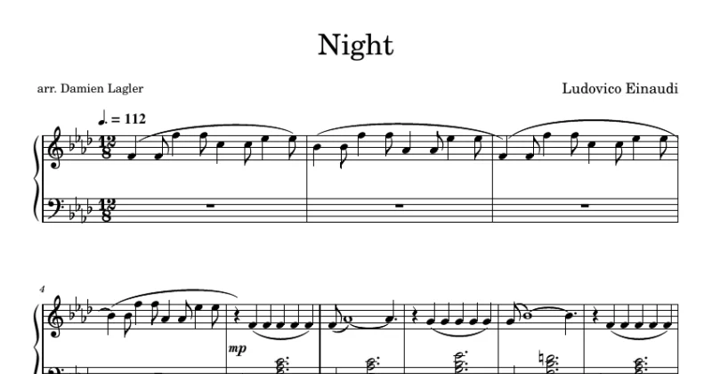 Night - Ludovico Einaudi