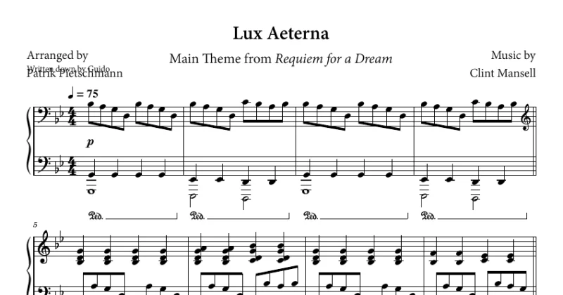 Lux Aeterna (Requiem for a Dream - Patrik Pietschmann Arrangement)