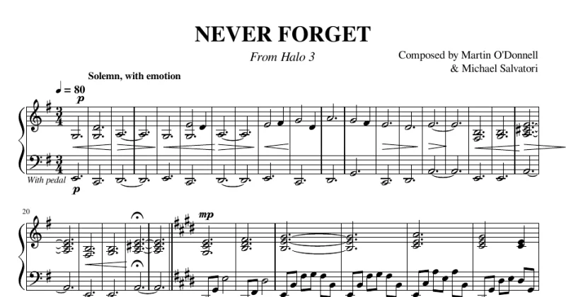 Never Forget (Halo 3)