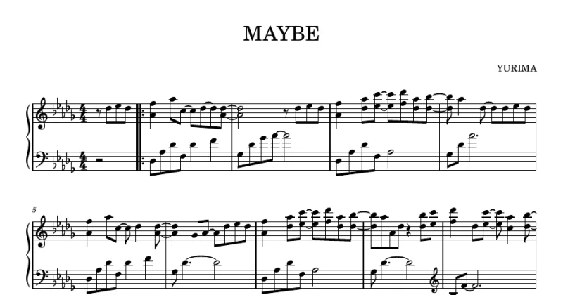 Maybe - Yiruma