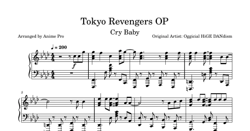 Cry Baby - Tokyo Revengers Op Full