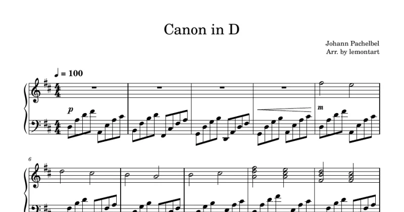 Canon in D - Pachelbel