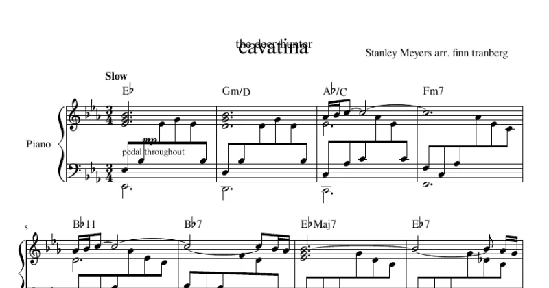 Cavatina (The Deer Hunter)