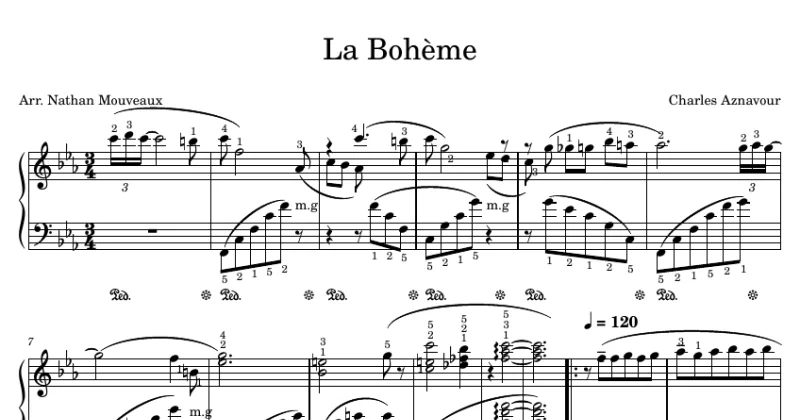 La bohème - Charles Aznavour