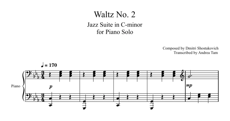 Waltz No. 2 - Shostakovich