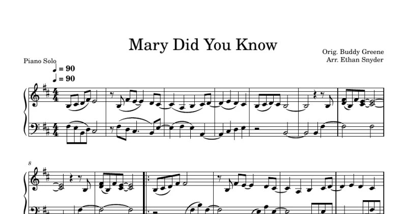 Mary Did You Know?
