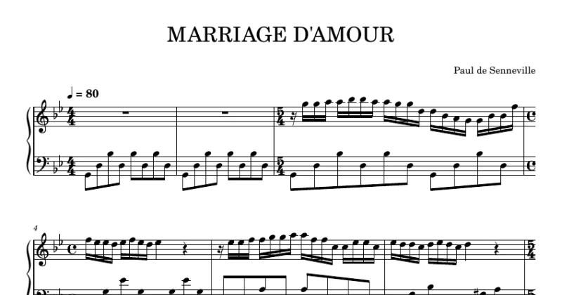 Mariage d'Amour - Richard Clayderman