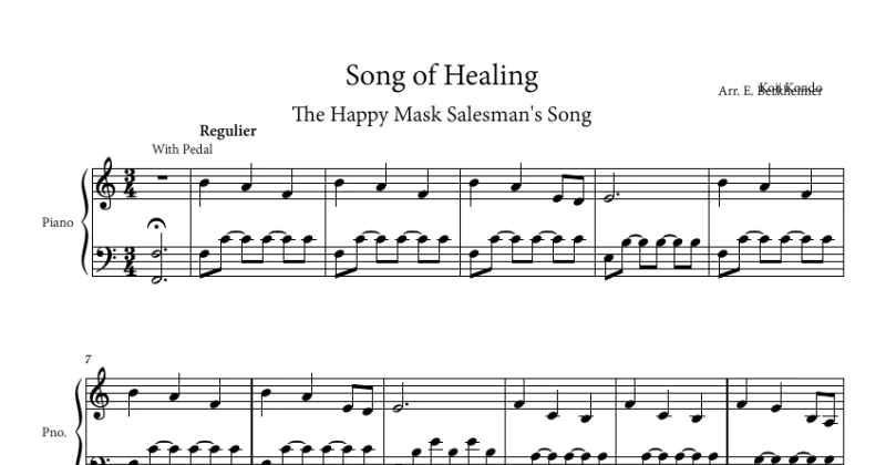 Song of Healing - Zelda Majora's Mask - Koji Kondo