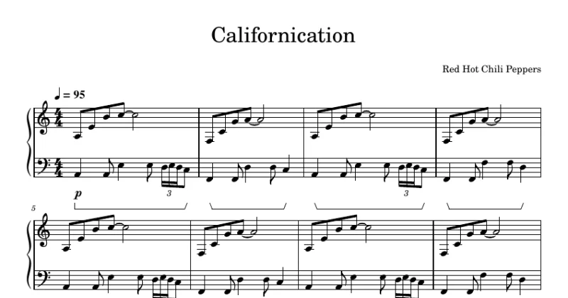 Californication - Red Hot Chili Peppers