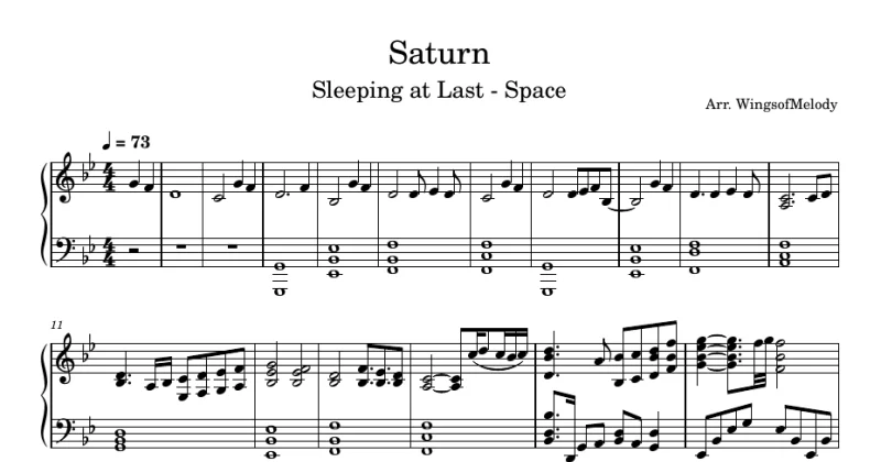 Saturn - Sleeping At Last
