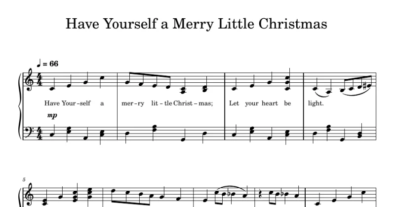 Have Yourself a Merry Little Christmas