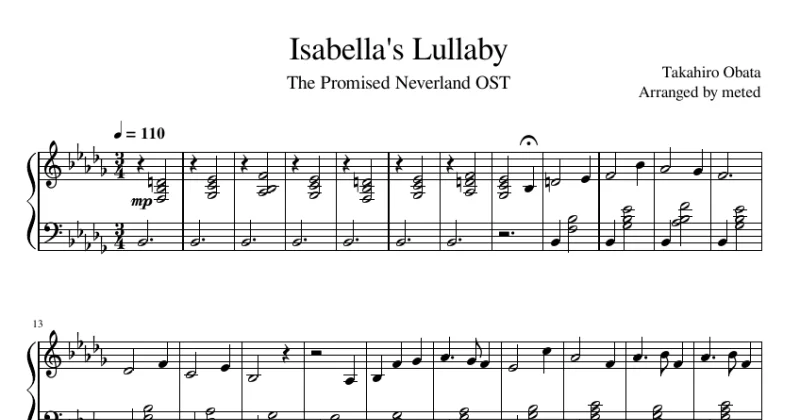 Isabella's Lullaby (The Promised Neverland)