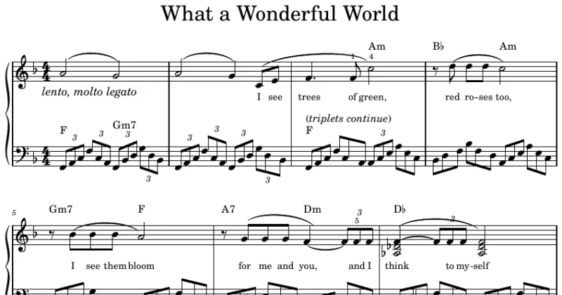 What A Wonderful World - Louis Armstrong
