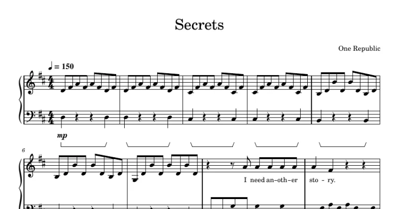 Secrets - One Republic