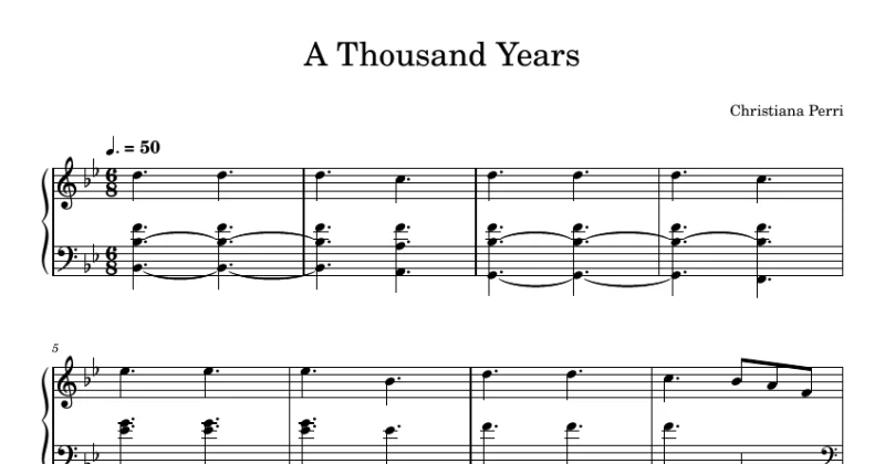 A Thousand Years - Christina Perri