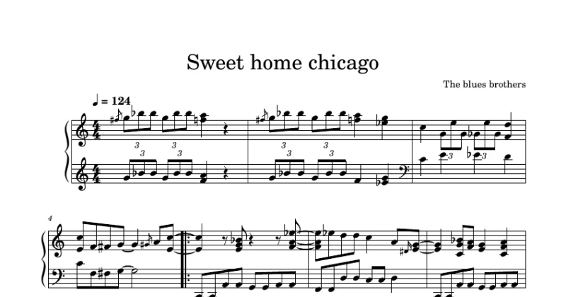 Sweet Home Chicago - The Blues Brothers