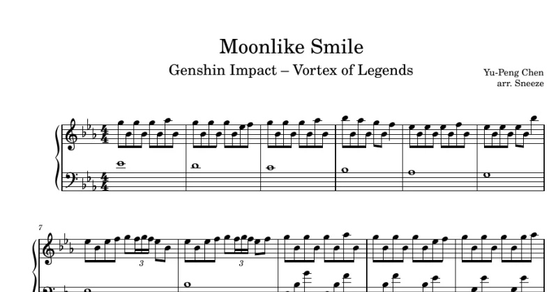 Moonlike Smile (Genshin Impact - Dragonspine)