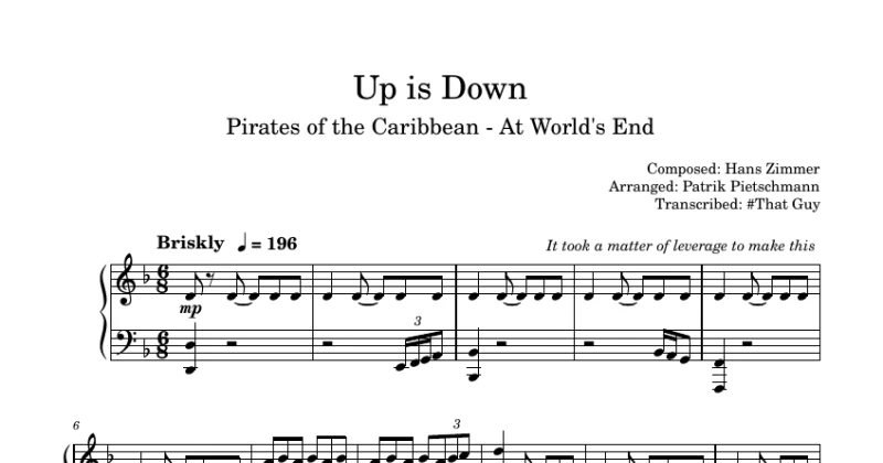 Up is Down (Pirates of the Caribbean: At World’s End) - Hans Zimmer