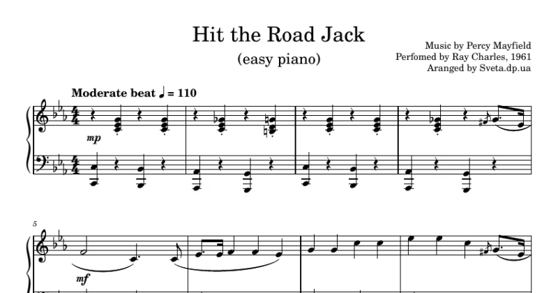 Hit the Road Jack