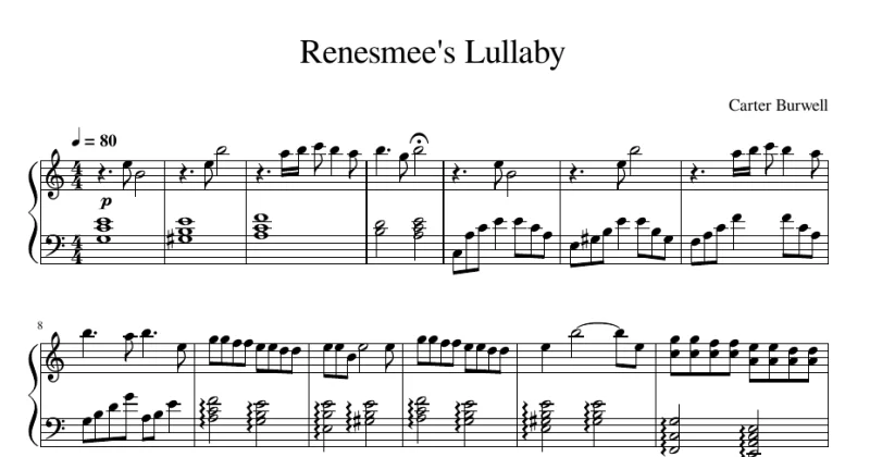 Renesmee's Lullaby (Twilight)