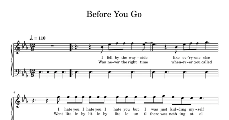 Before you go - Lewis Capaldi