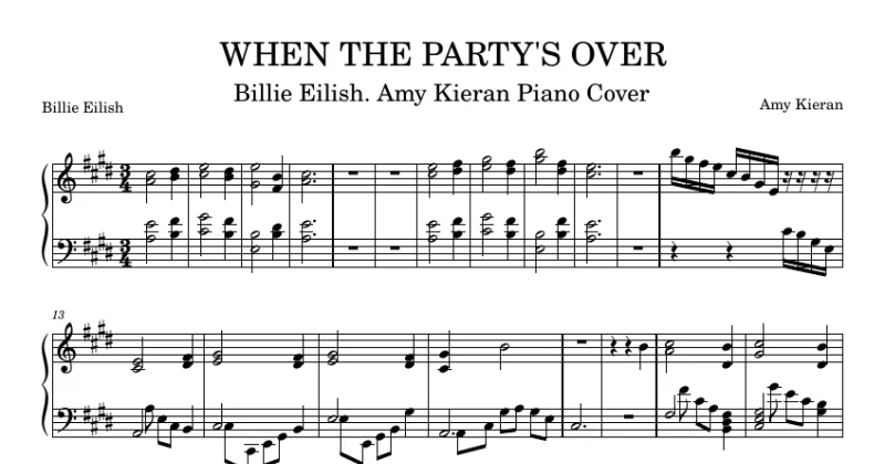 When The Party's Over - Billie Eilish