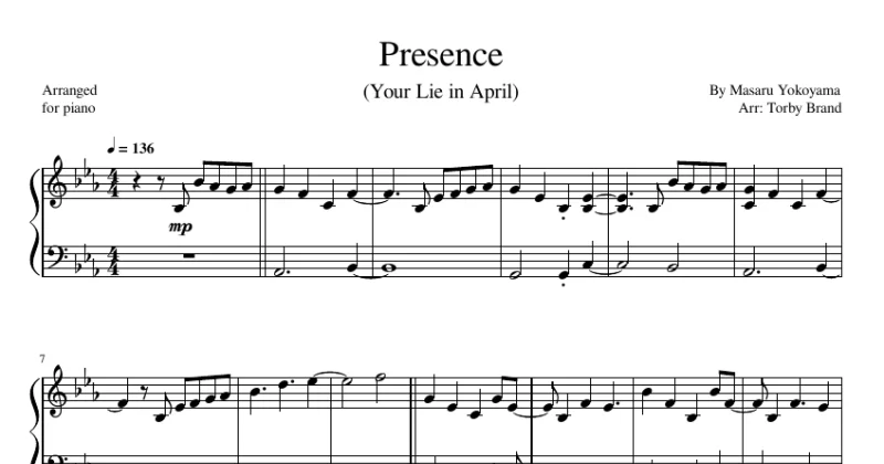 Presence (Your Lie in April)