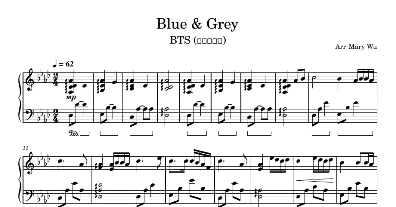 Blue & Grey - BTS