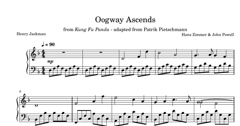 Oogway Ascends (Kung Fu Panda) - Hans Zimmer