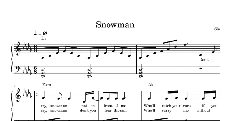 Snowman - Sia