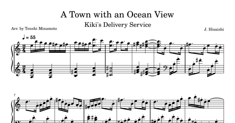A Town with an Ocean View- Joe Hisaishi