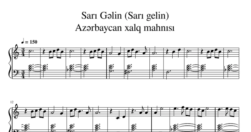 Sarı Gəlin / Sari gelin